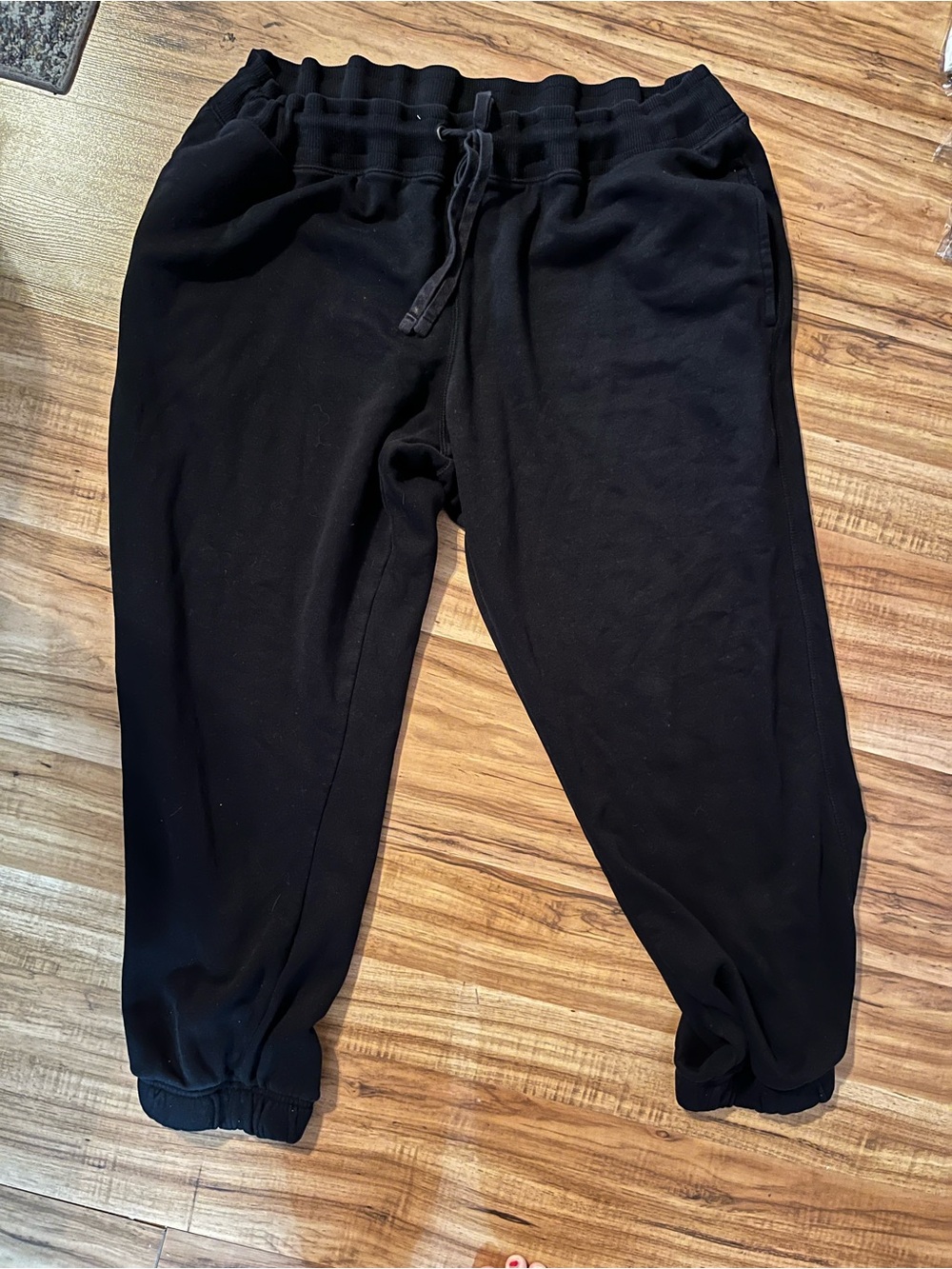 Goodfellow & Co Mens XXL Black Jogger Sweatpants Drawstring Lounge Athletic